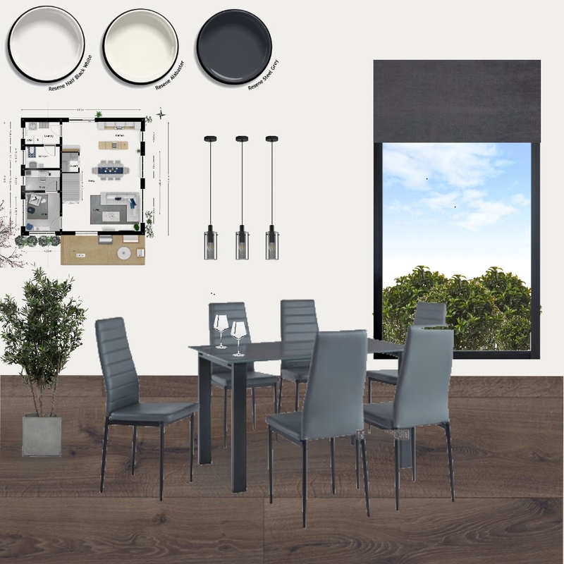Dining BW Mood Board by anitra on Style Sourcebook