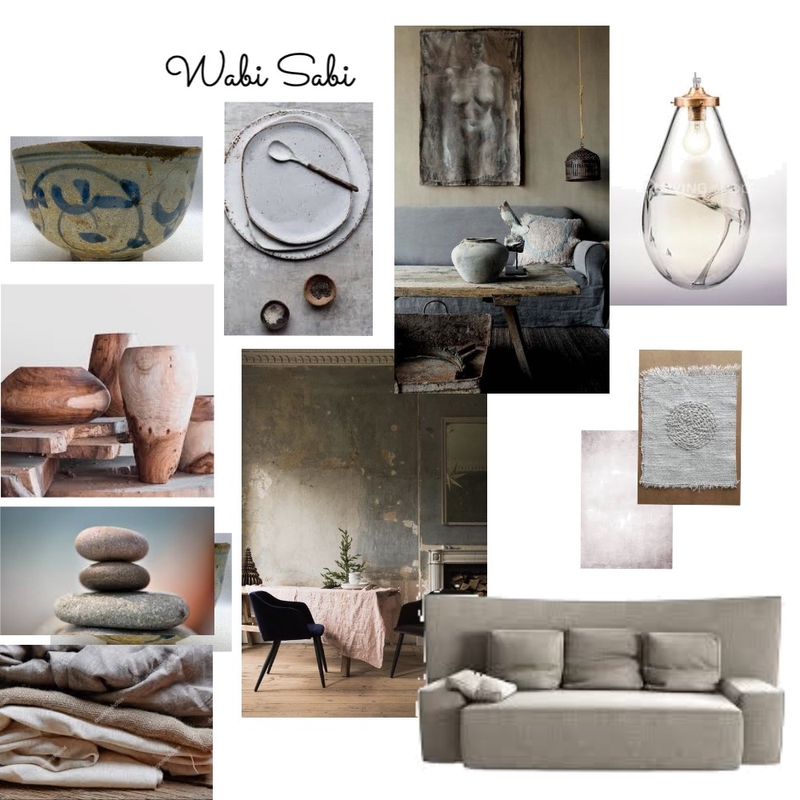 Wabi Sabi Mood Board by JENNYMILLER on Style Sourcebook