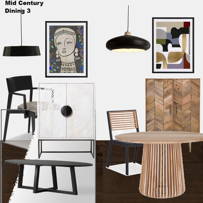Mid Century Dining 3 Mood Board by Jo Laidlow on Style Sourcebook