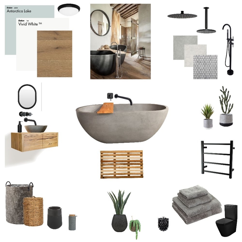 Wabi Sabi Bathroom Interior Design Mood Board by njparker@live.com.au Wabi Sabi Bathroom Interior Design Mood Board by njparker@live.com.au