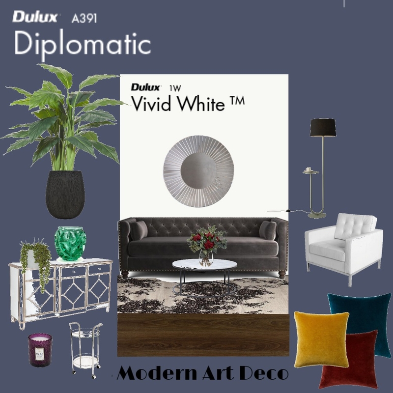 modern art deco Interior Design Mood Board by Harford Jo Interiors