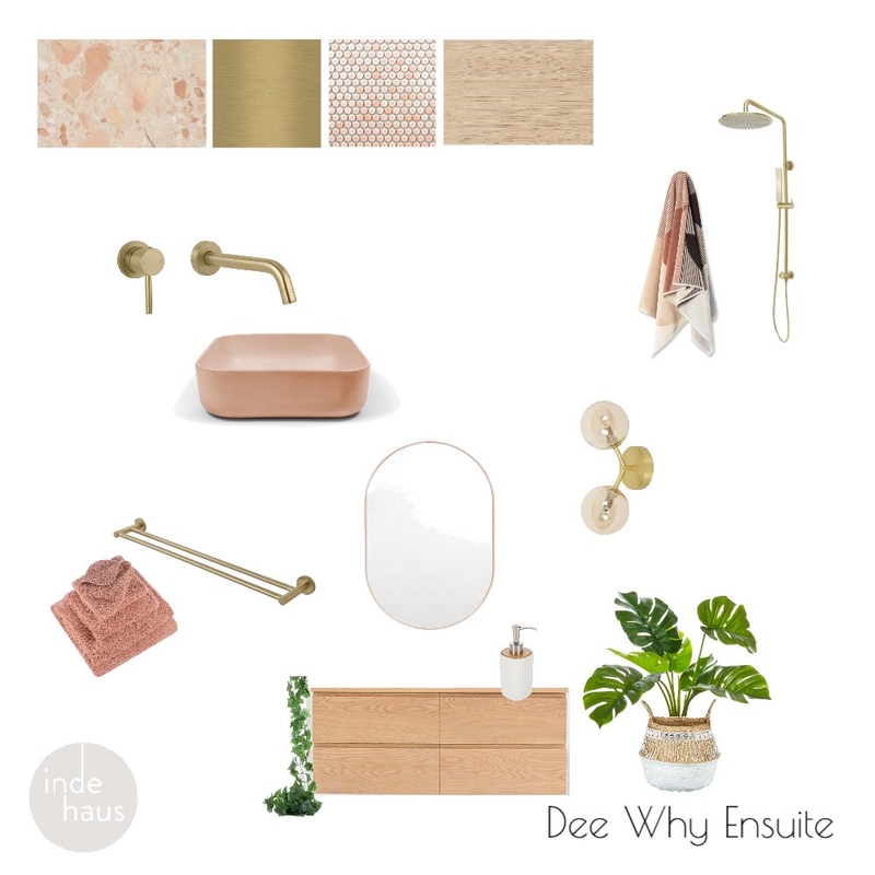 Dee Why Pink Ensuite Mood Board by indi haus on Style Sourcebook