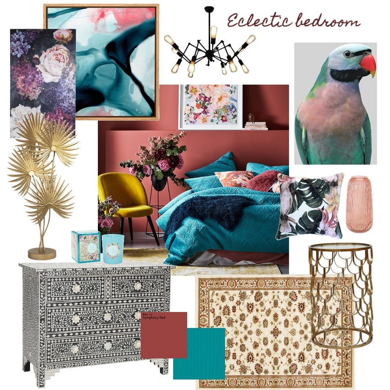 Eclectic Bedroom Mood Board by judithscharnowski on Style Sourcebook