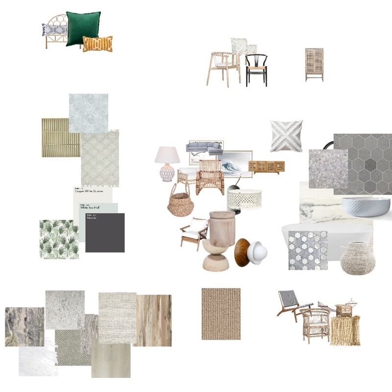 Yamba bathroom #bushmeetsbeach Interior Design Mood Board by agnes&catherine Yamba bathroom #bushmeetsbeach Interior Design Mood Board by agnes&catherine