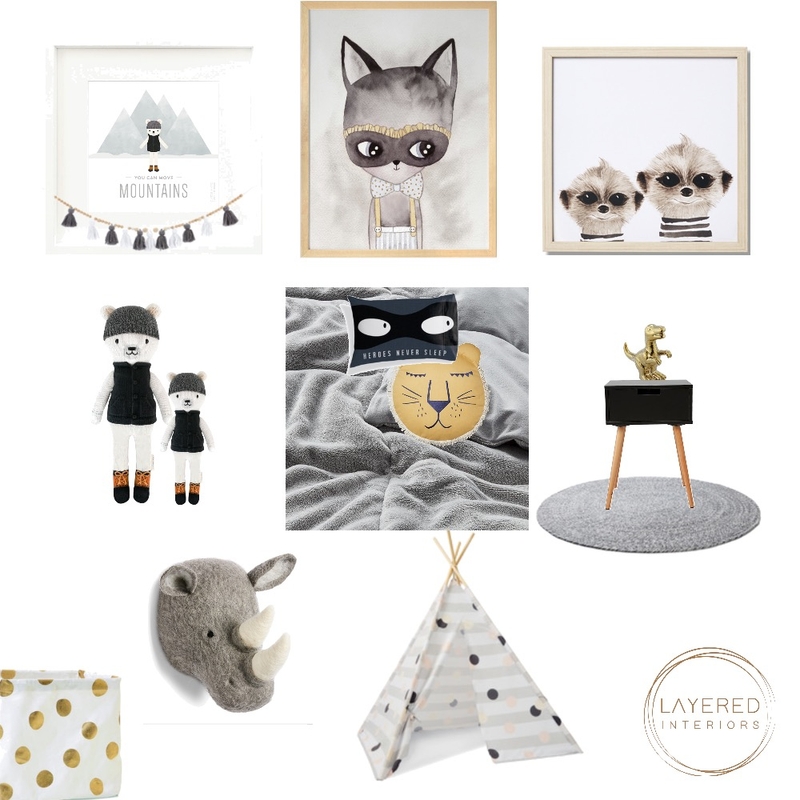 Boys bedroom Mood Board by JulesHurd on Style Sourcebook