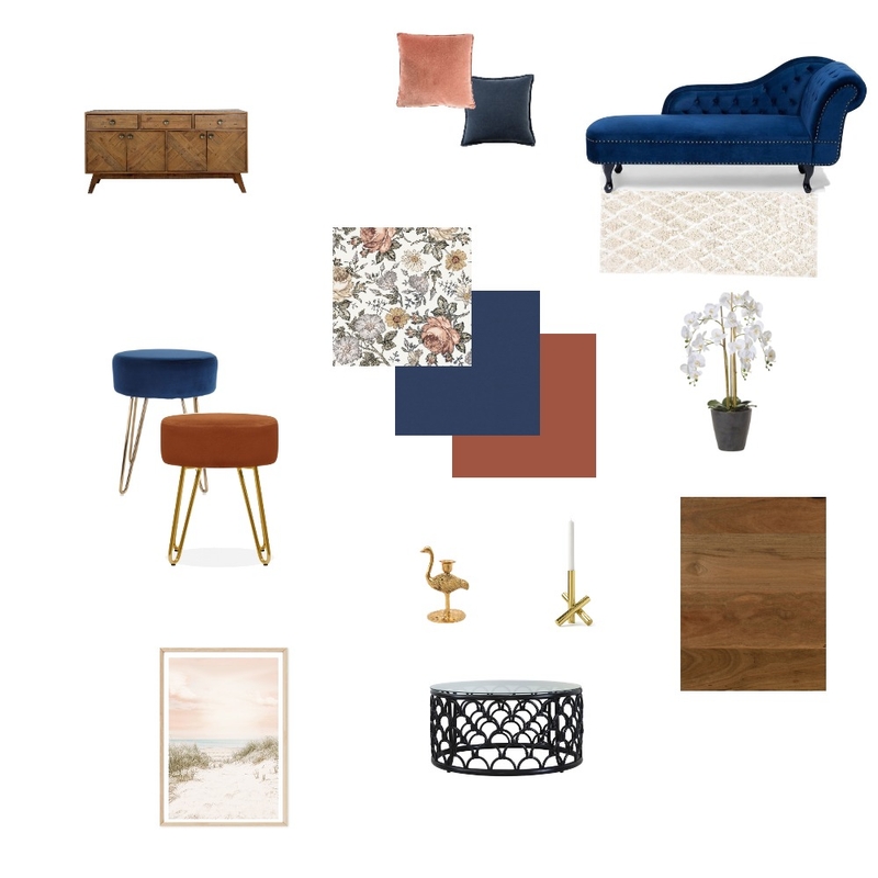 Blue/ Ornage - Luxury Mood Board by RFernandez on Style Sourcebook