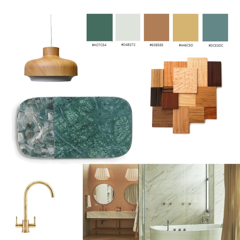 Mid Century Modern Bathroom Mood Board by maggieklein on Style Sourcebook