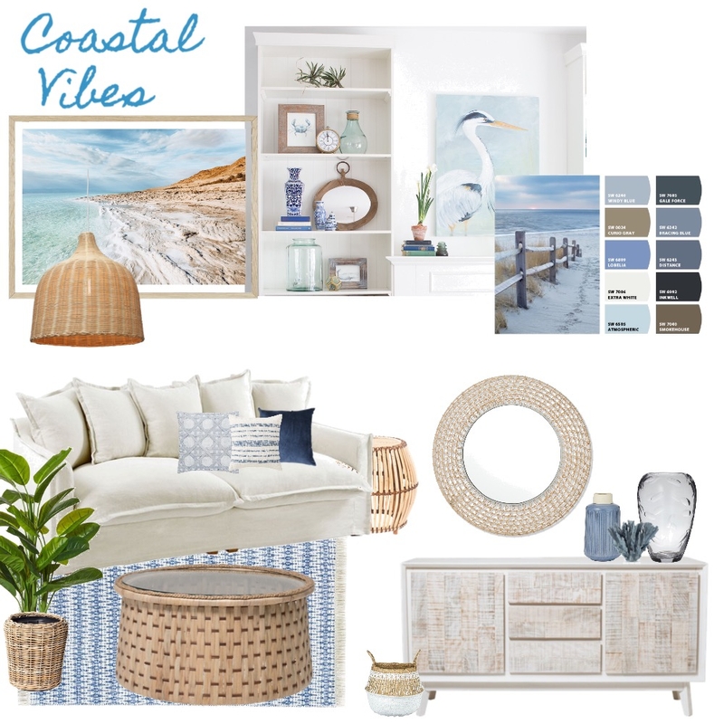 Coastal 2 Mood Board by hirraazher on Style Sourcebook
