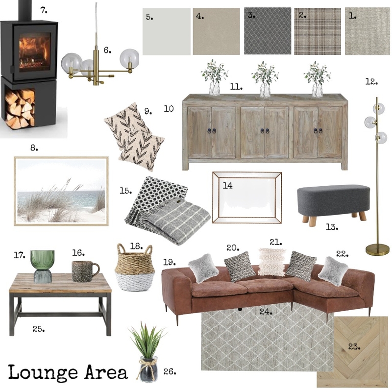Lounge Area - Final2 Interior Design Mood Board by Jacko1979