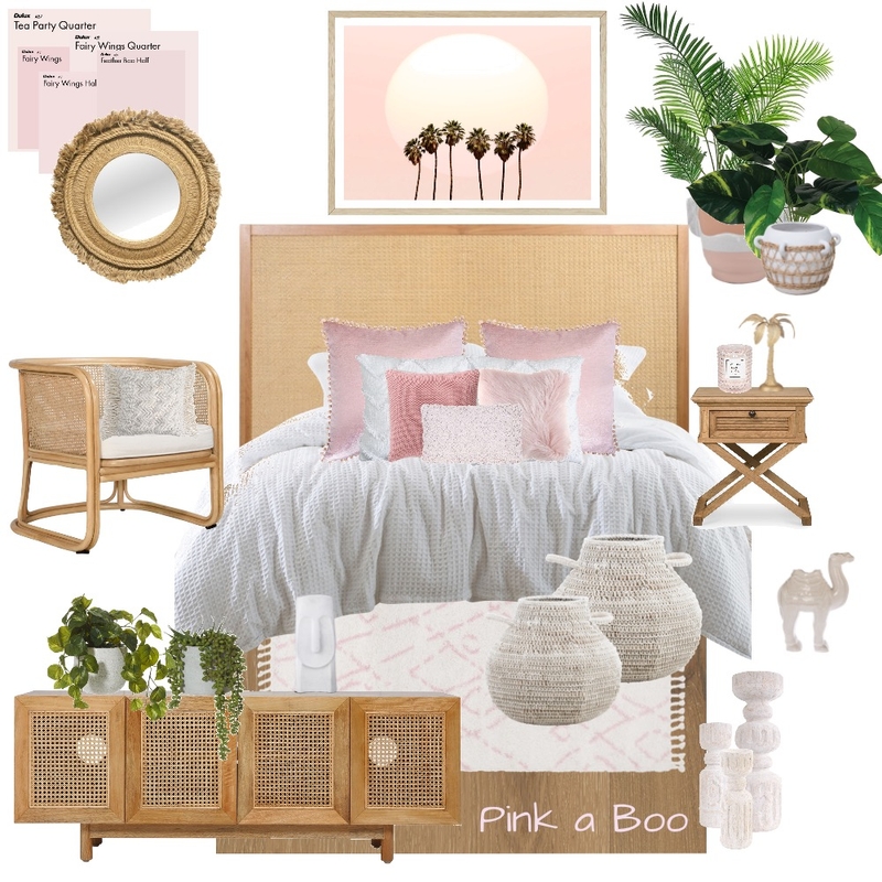 Pink a Boo Interior Design Mood Board by stylefusion