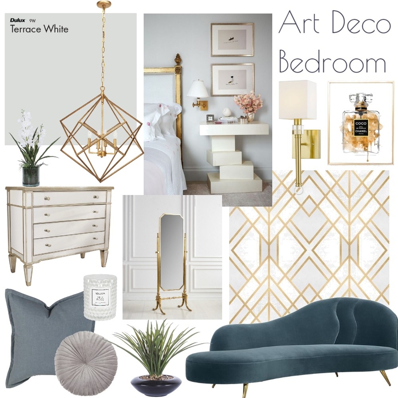 Art Deco Bedroom Mood Board by ashley.ferguson5 on Style Sourcebook