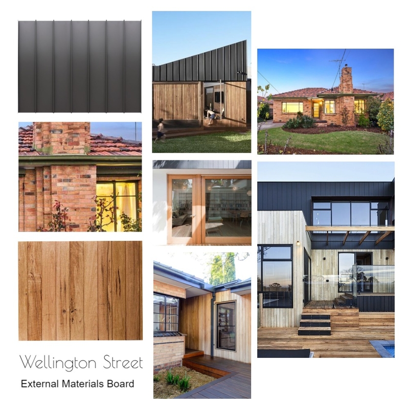 Wellington External Materials Board Mood Board by AD Interior Design on Style Sourcebook