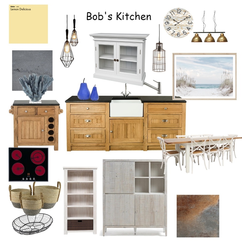 Bob's Kitchen Interior Design Mood Board by AmeliaCooper
