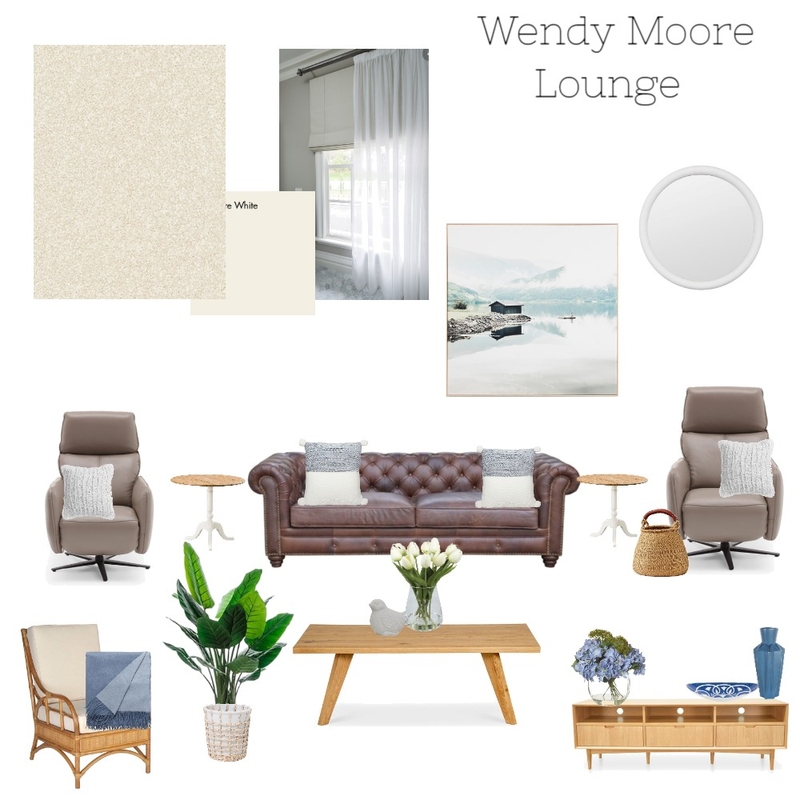 Wendy Moore Loung Interior Design Mood Board by Simply Styled