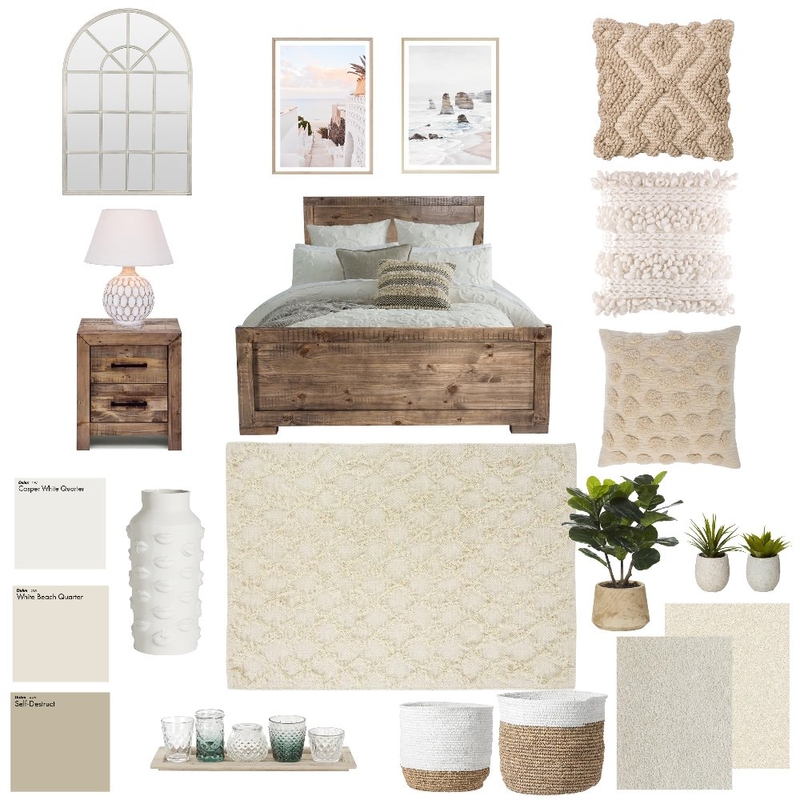 Rustic Bedroom Interior Design Mood Board by Lauren Hooligan