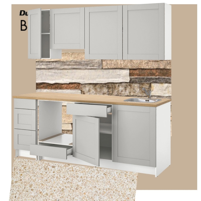 Nadia Kitchen3 Interior Design Mood Board by AndreeaKozma