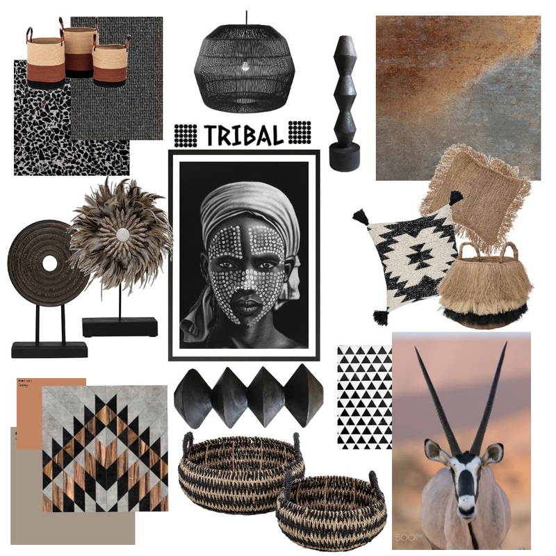 tribal Interior Design Mood Board by georgiamurphy tribal Interior Design Mood Board by georgiamurphy