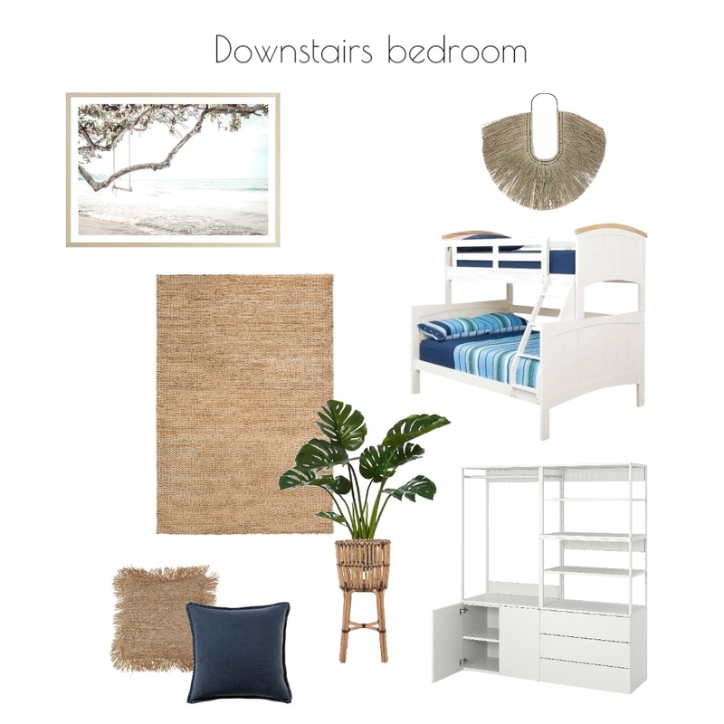Downstairs bedroom 4 Surfers Avenue Mood Board by Jem Crestani Interior and Colour Consulting on Style Sourcebook