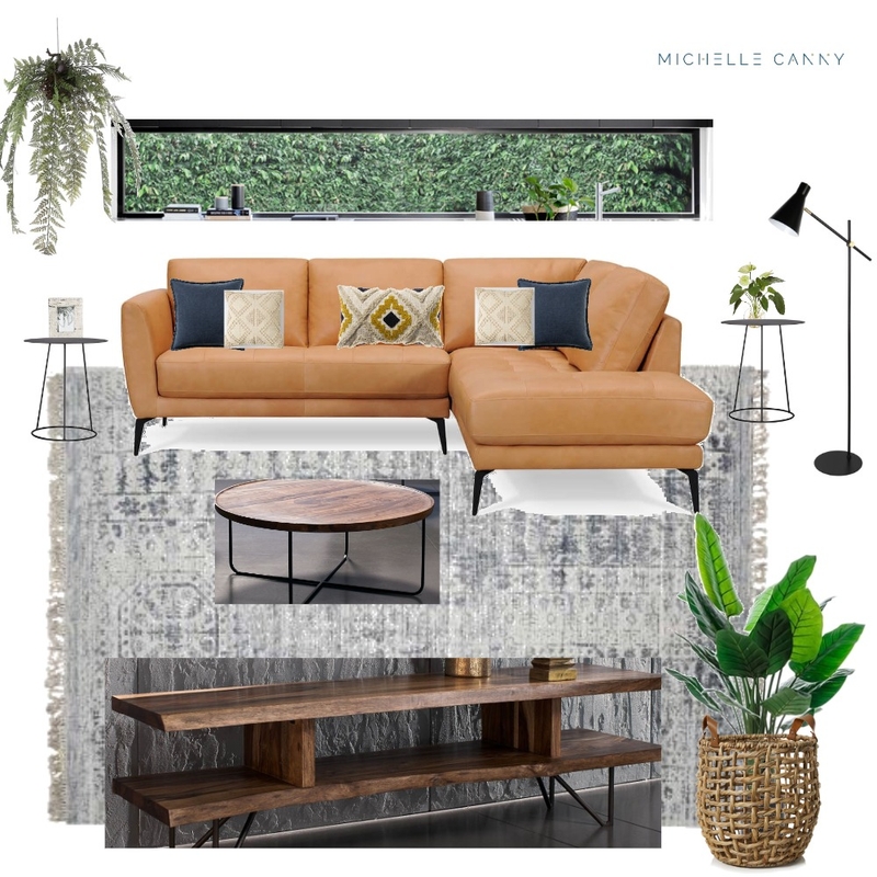 Industrial Living Area Mood Board by Michelle Canny Interiors on Style Sourcebook