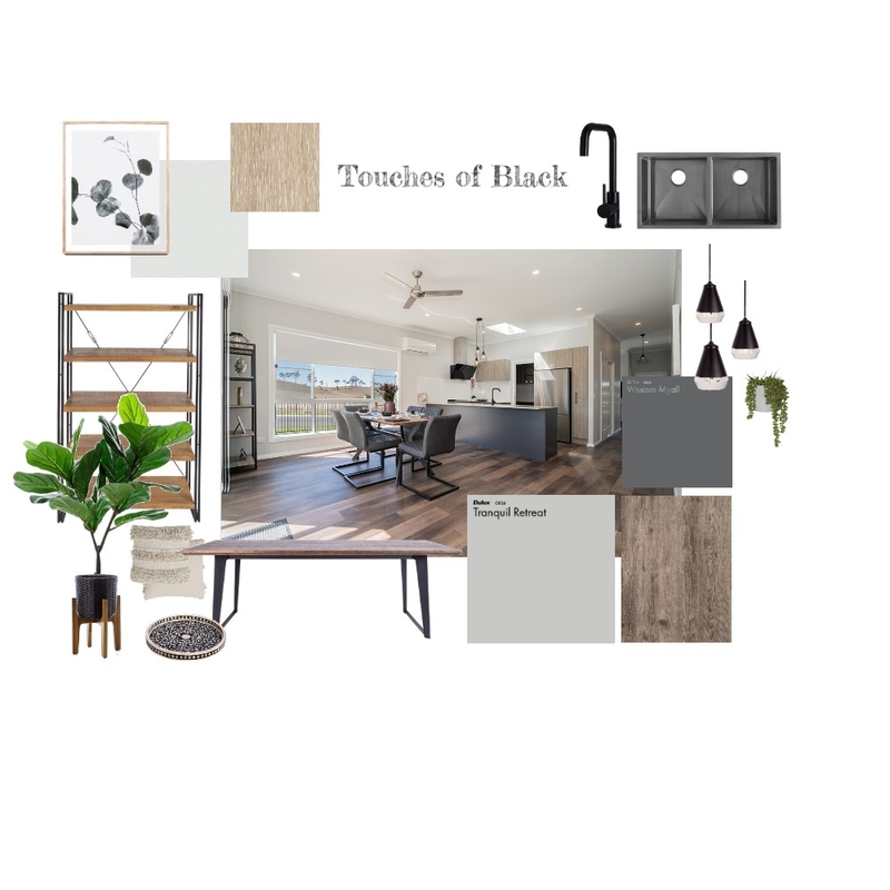 Touches of Black Mood Board by Holli on Style Sourcebook