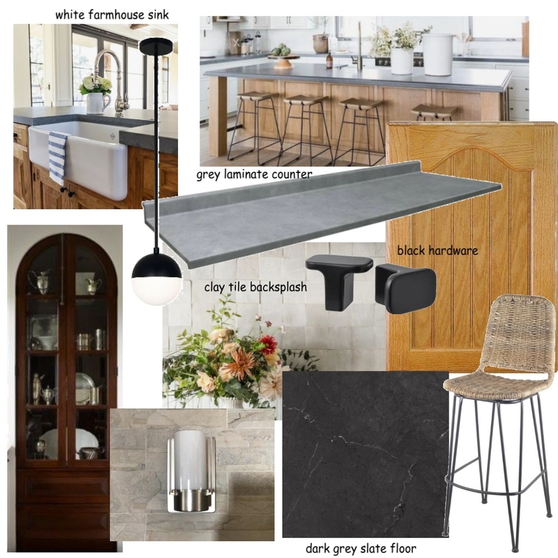 in law kitchen Interior Design Mood Board by leighnav