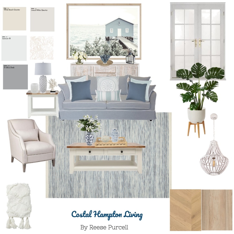 Coastal Hamptons Mood Board by Reese on Style Sourcebook