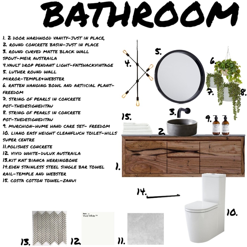 sample board-wc Mood Board by courtmunro on Style Sourcebook