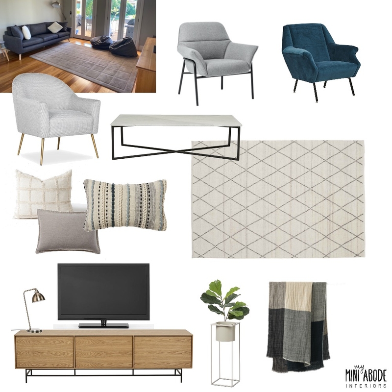 Tamara Hall - Living Mood Board by My Mini Abode on Style Sourcebook