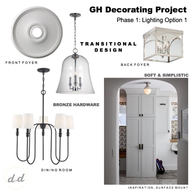 GH Decorating Project - Lighting.1 Mood Board by dieci.design on Style Sourcebook