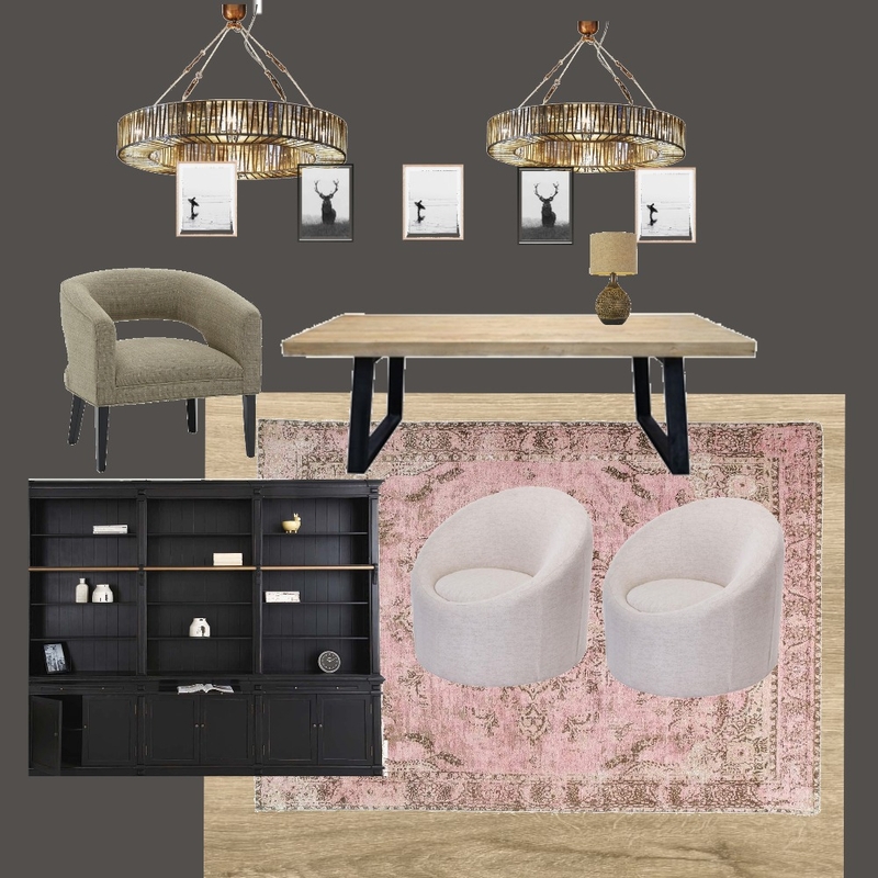 sophisticated office Interior Design Mood Board by livingquartersco