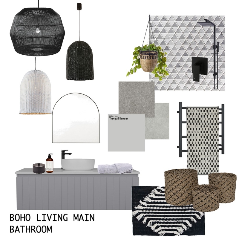 boho bathroom Mood Board by jessiegarlick on Style Sourcebook