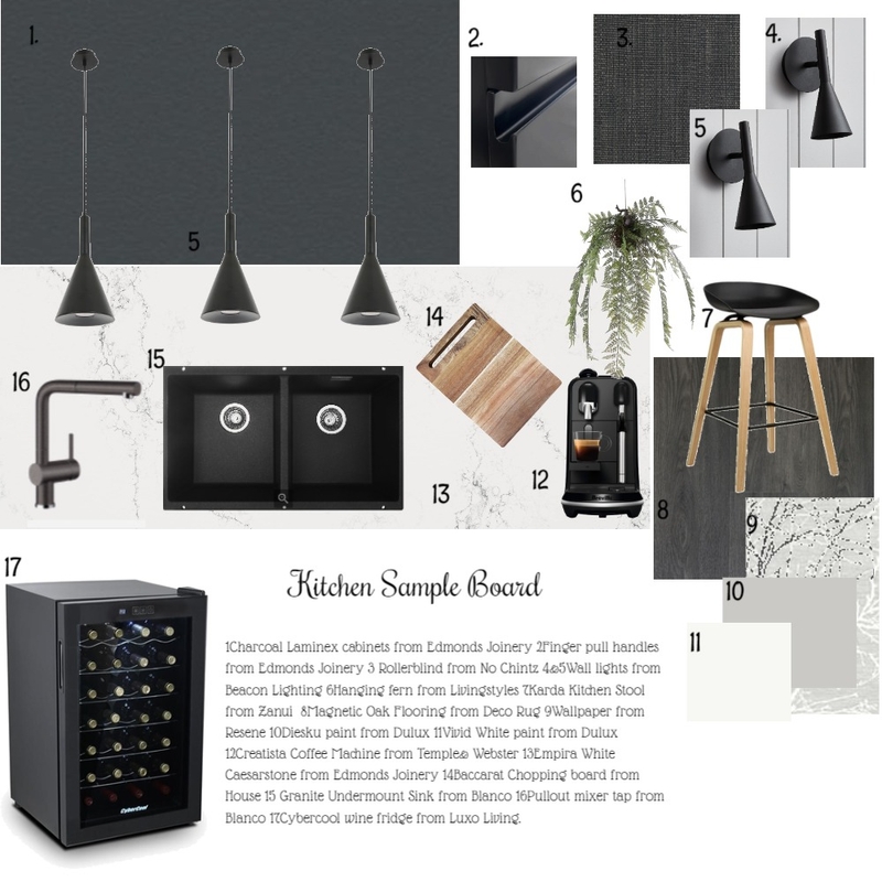 Kitchen Module 9 Mood Board by Style by Sisters on Style Sourcebook