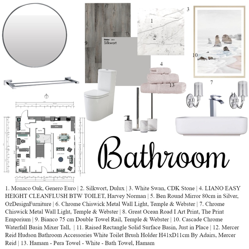 IDI - Mod 9 Bathroom Mood Board by Tamz on Style Sourcebook