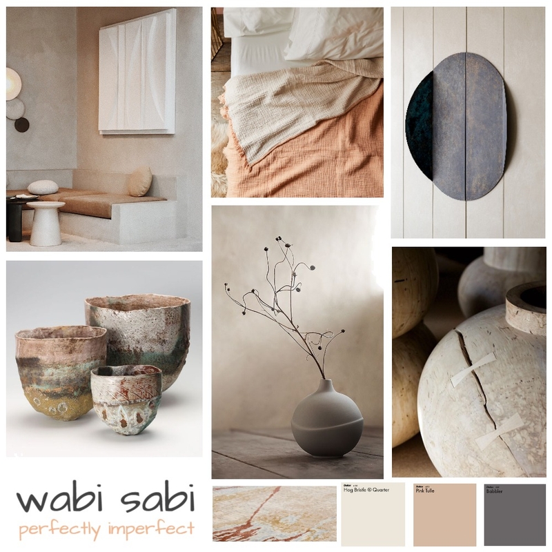 Wabi Sabi Mood Board by The Style Corner on Style Sourcebook