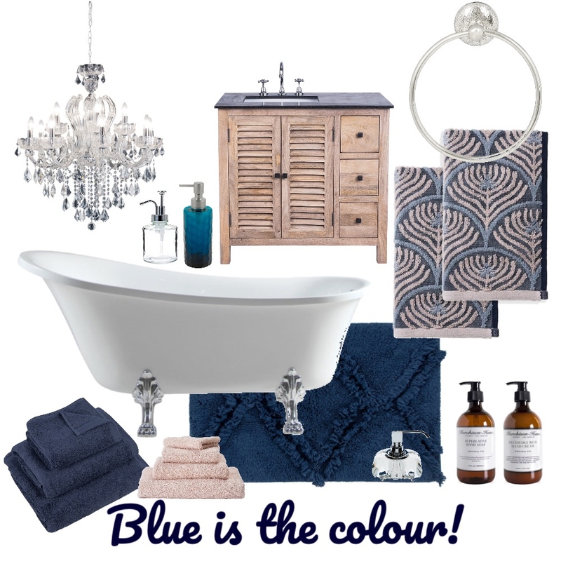 Blue is the colour Mood Board by Louise Kenrick on Style Sourcebook