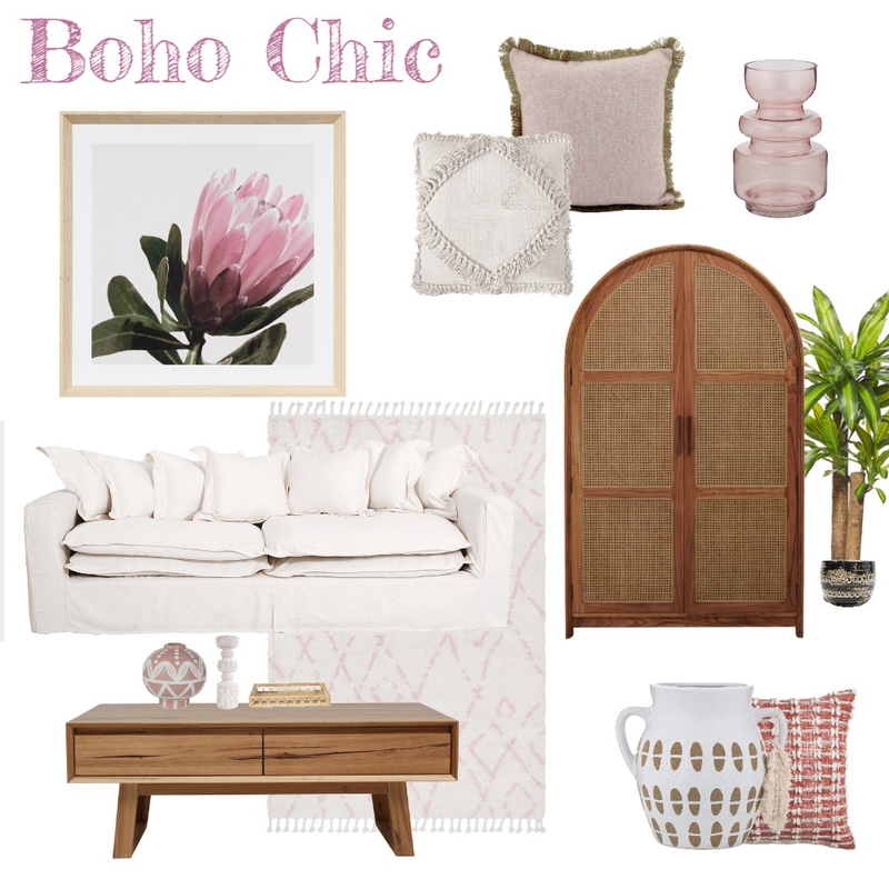 Boho Chic Mood Board by CADA Interiors on Style Sourcebook