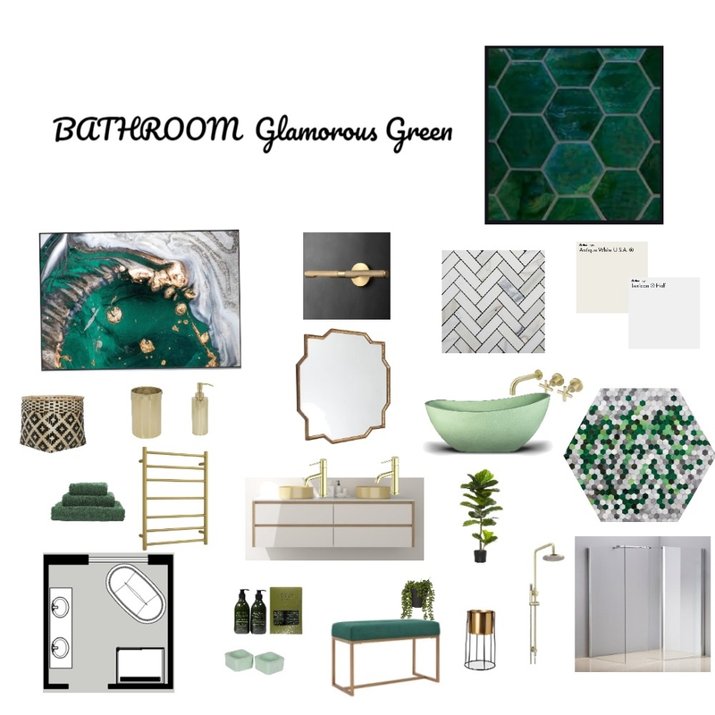 bathroom moodboard Mood Board by mjallen on Style Sourcebook