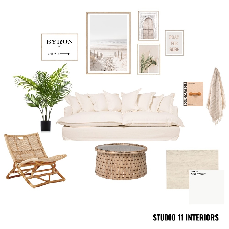 Coastal Living Interior Design Mood Board by studio11interiors