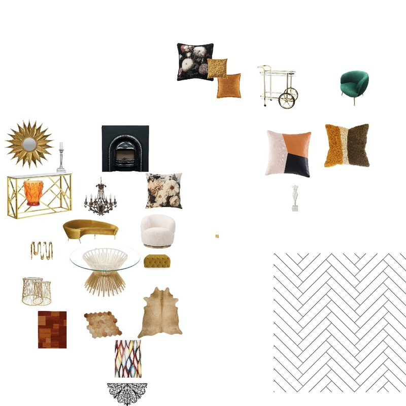 glamshine Interior Design Mood Board by Ohlala
