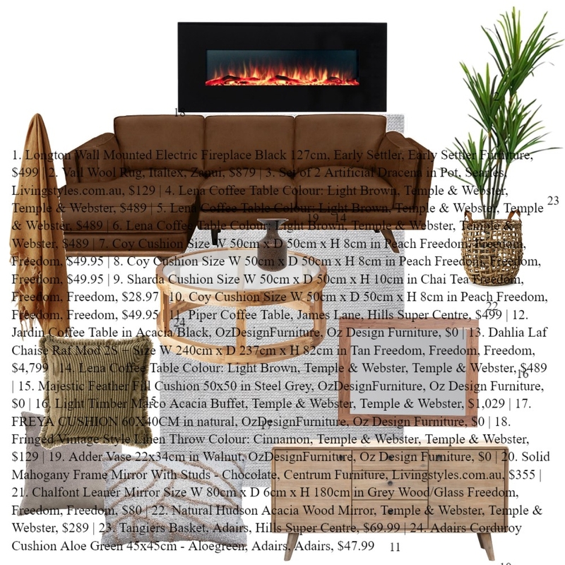 Front Lounge Room Mood Board by Bianca Carswell on Style Sourcebook