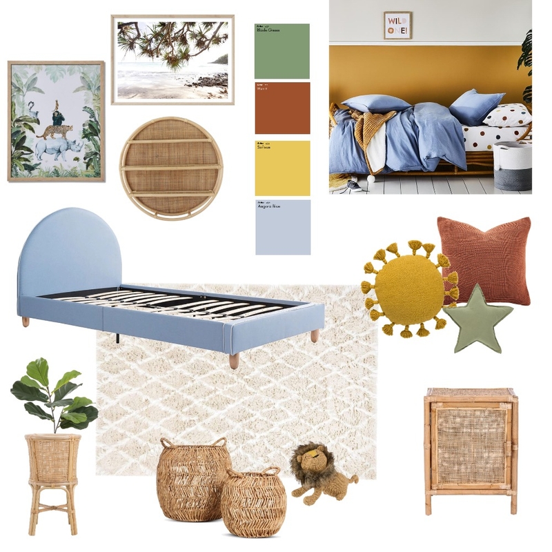 Boho Chic Kids Bedroom Mood Board by meganmcguinness on Style Sourcebook