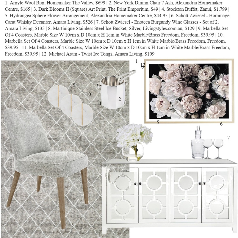Client_JP_Dinning Mood Board by MelissaTdesigns on Style Sourcebook