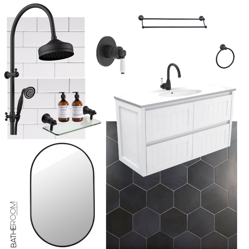 Federation, vintage matte black mood board Mood Board by Bathe Room - Bathroom Renovations Adelaide on Style Sourcebook