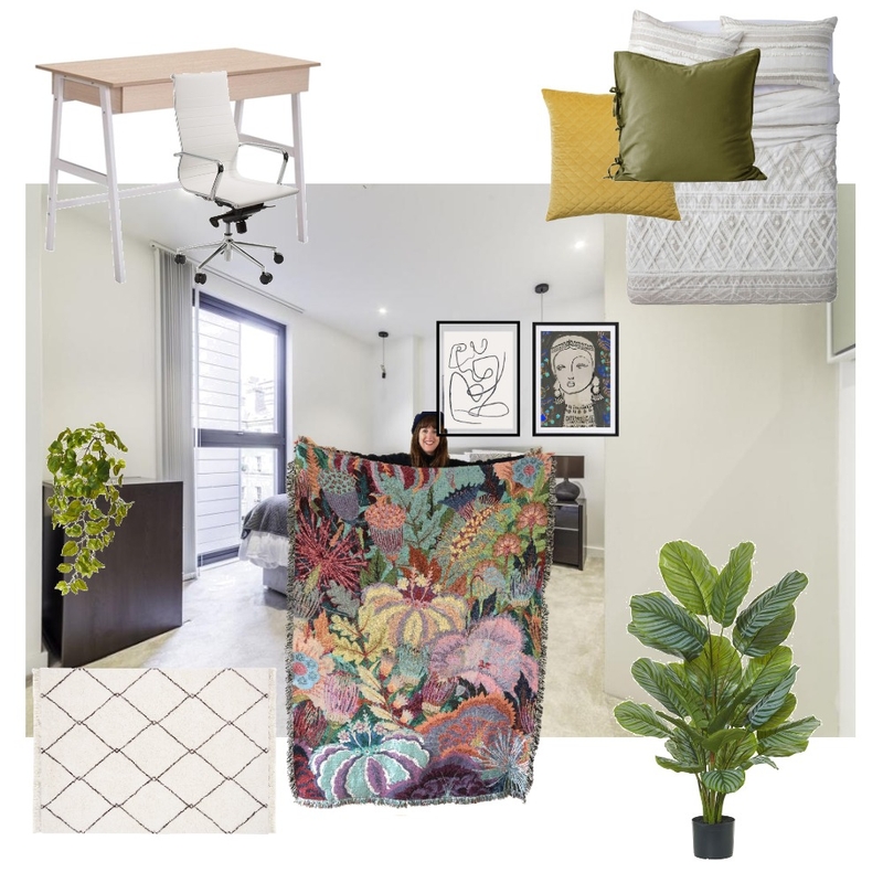 Bedroom 1 Interior Design Mood Board by Ruxuan0928