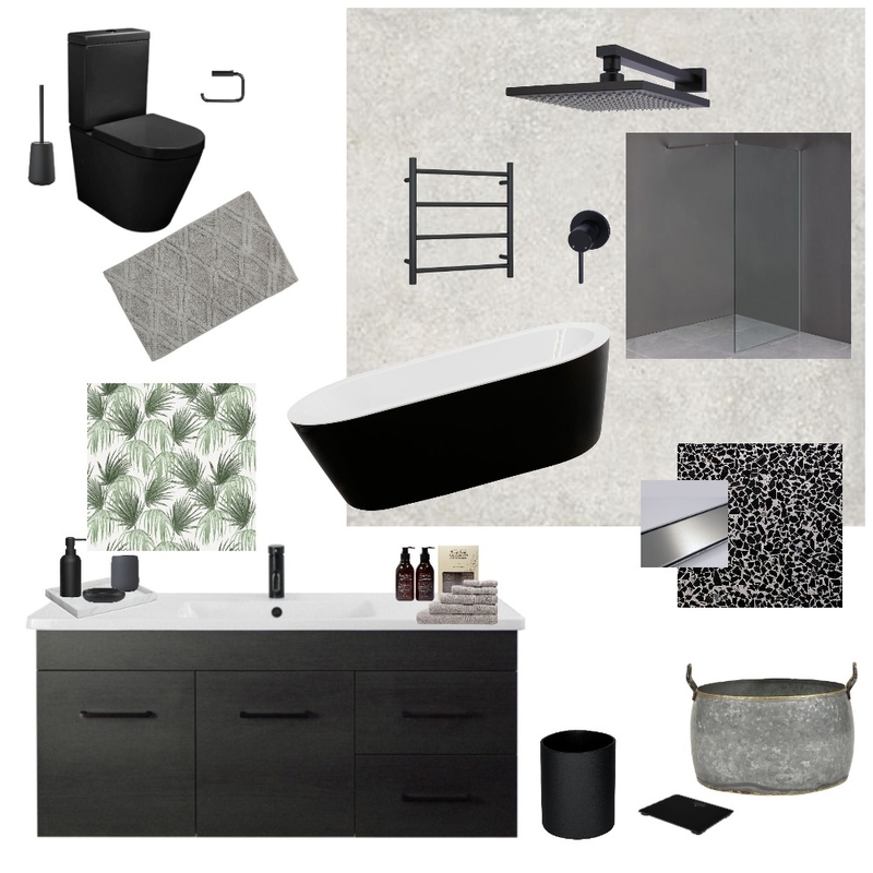 Bathroom Interior Design Mood Board by kholuod