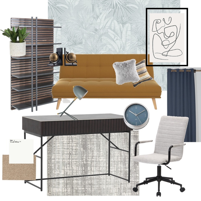 Study Mood Board by AV Design on Style Sourcebook