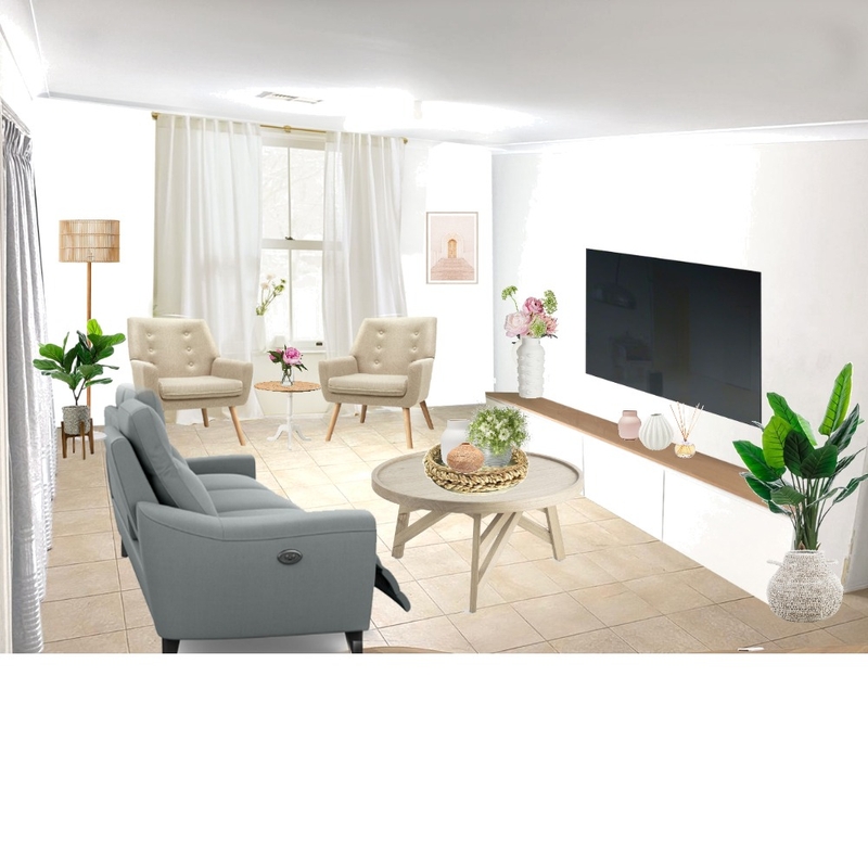 Living room natural Interior Design Mood Board by stephc.style