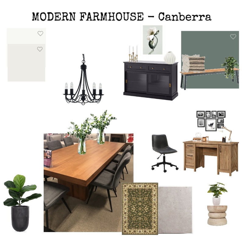 Modern Farmhouse Mood Board by Organised Design by Carla on Style Sourcebook