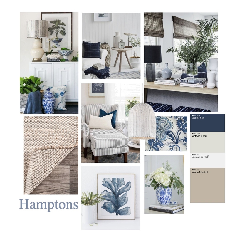 Hamptons Mood Board by emmacurcio on Style Sourcebook