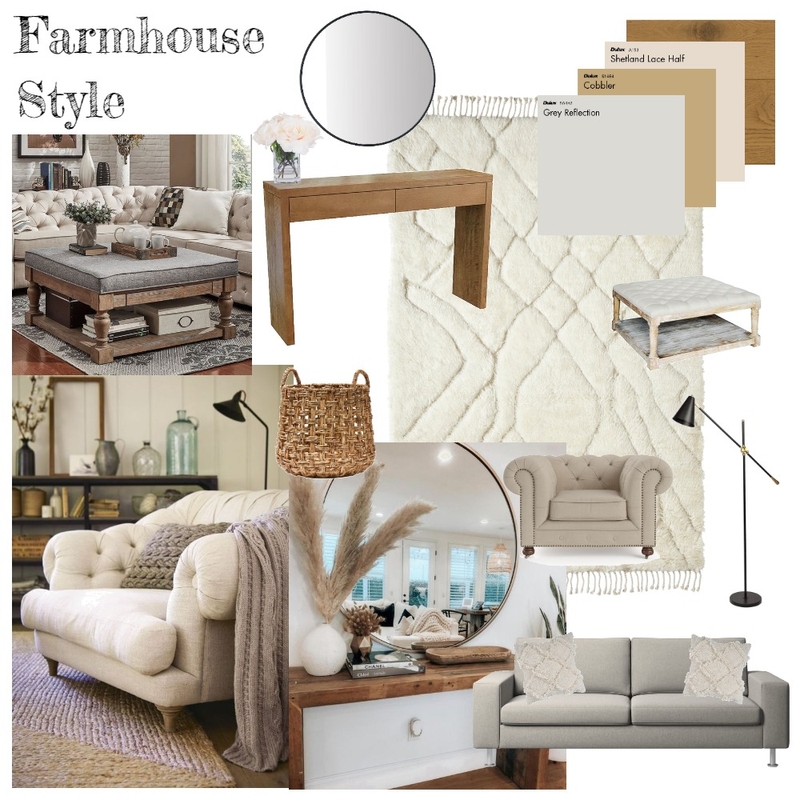Farmhouse Living Mood Board by rachweaver21 on Style Sourcebook